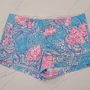 Lilly Pulitzer shorts Blue Haven Raising Shell